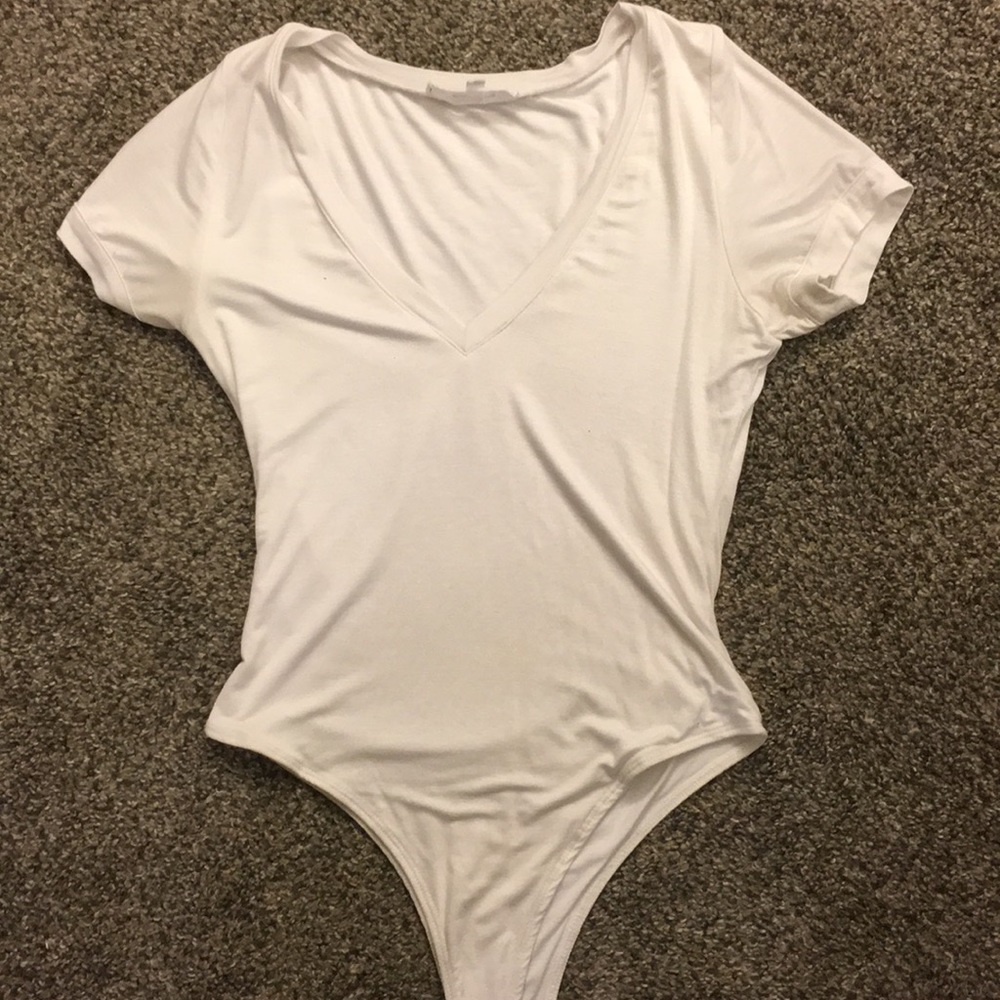 White t shirt bodysuit